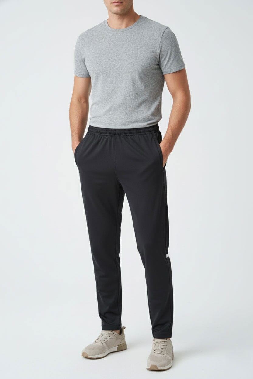 Men's Calf Striped Activewear Trousers