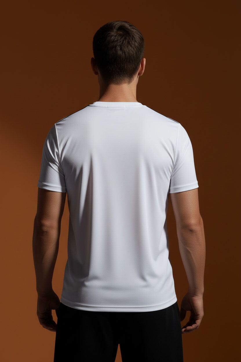 Men's Shoulder Piping Activewear Minor Fault Tee Shirt