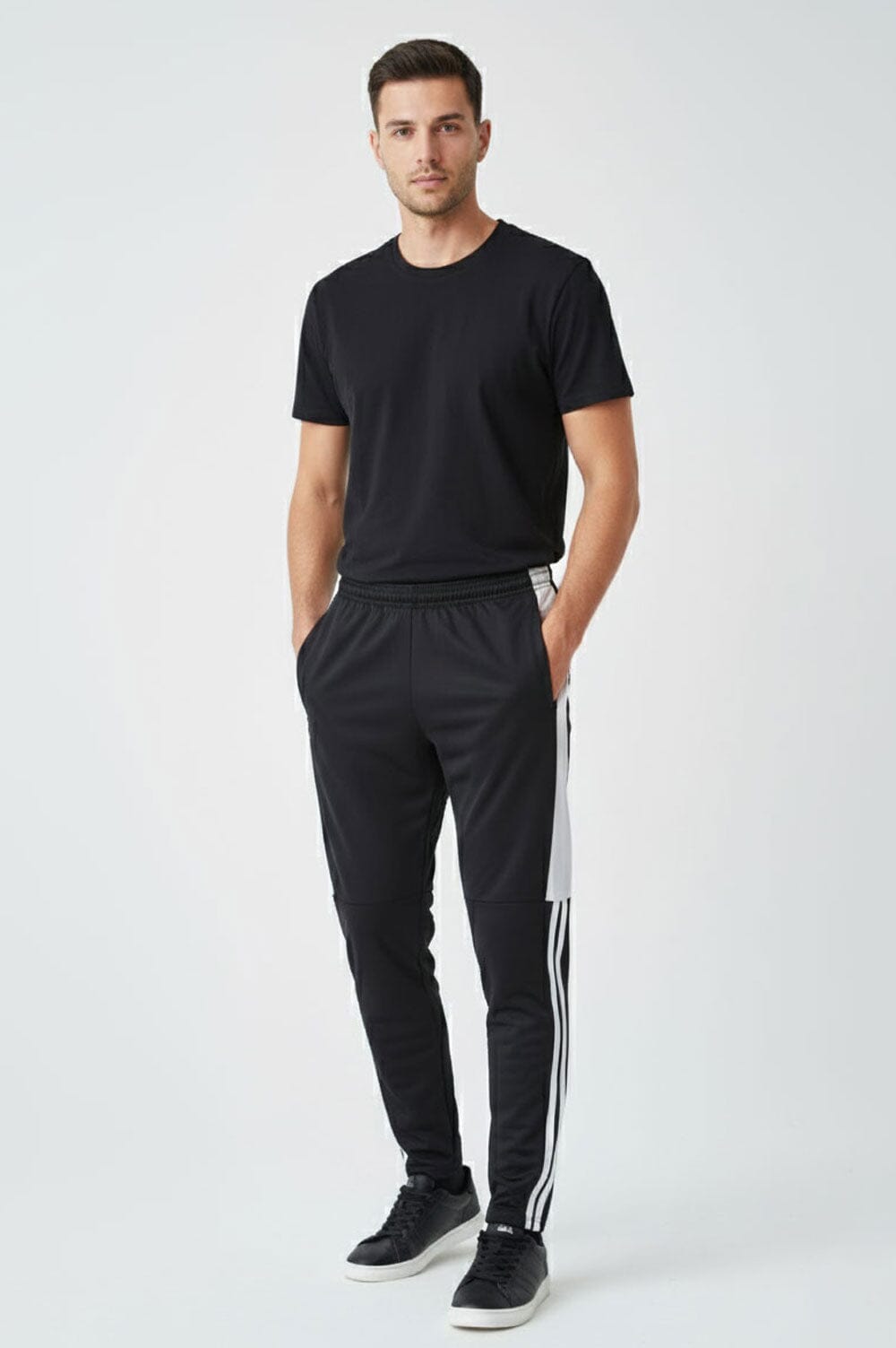 Men's Panel & Striped Activewear Trousers