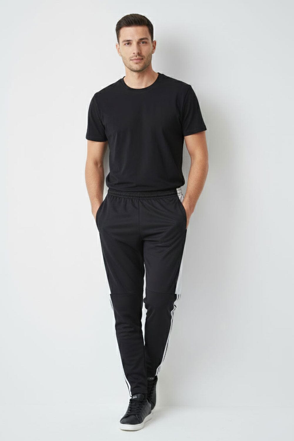 Men's Panel & Striped Activewear Trousers