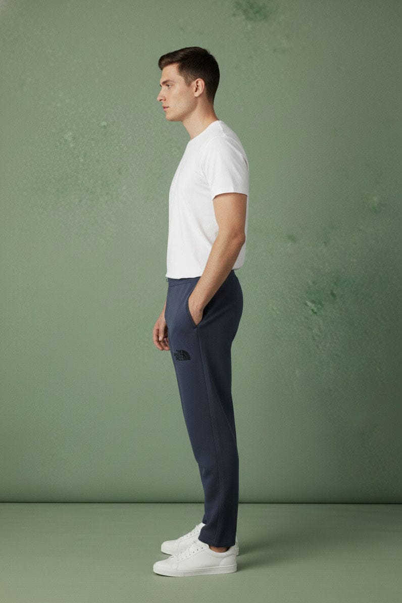 Men's Embroidered Fleece Trousers