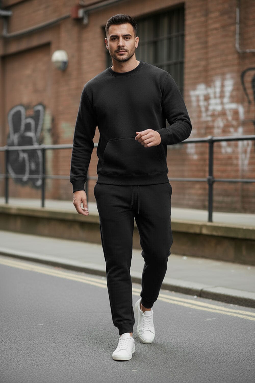 Men's Basic Fleece Twin Set