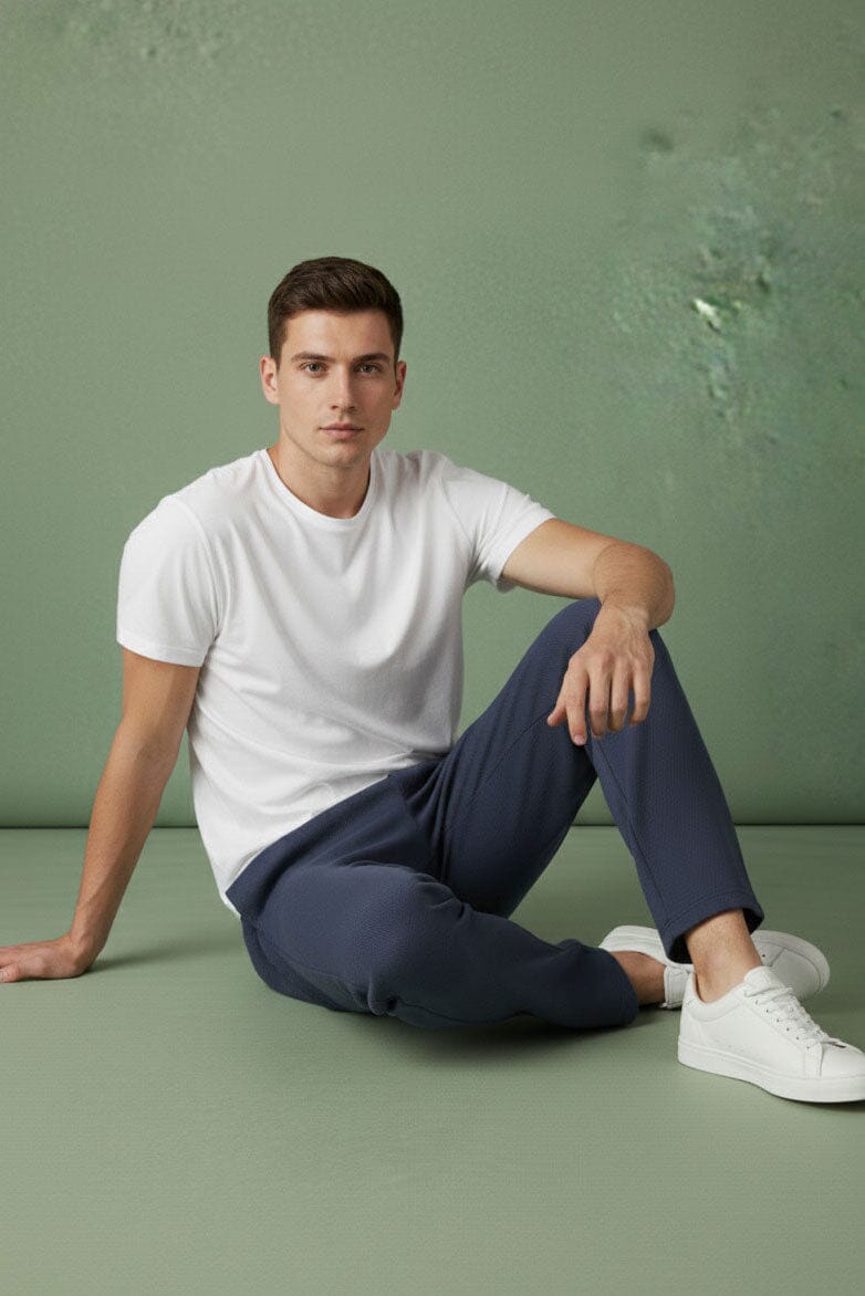 Men's Embroidered Fleece Trousers