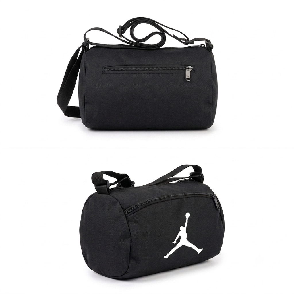 Black Jordan Jumpman Crossbody Bag for men and women