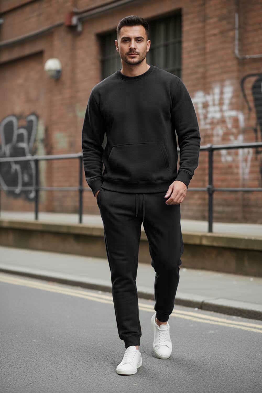 Men's Basic Fleece Twin Set