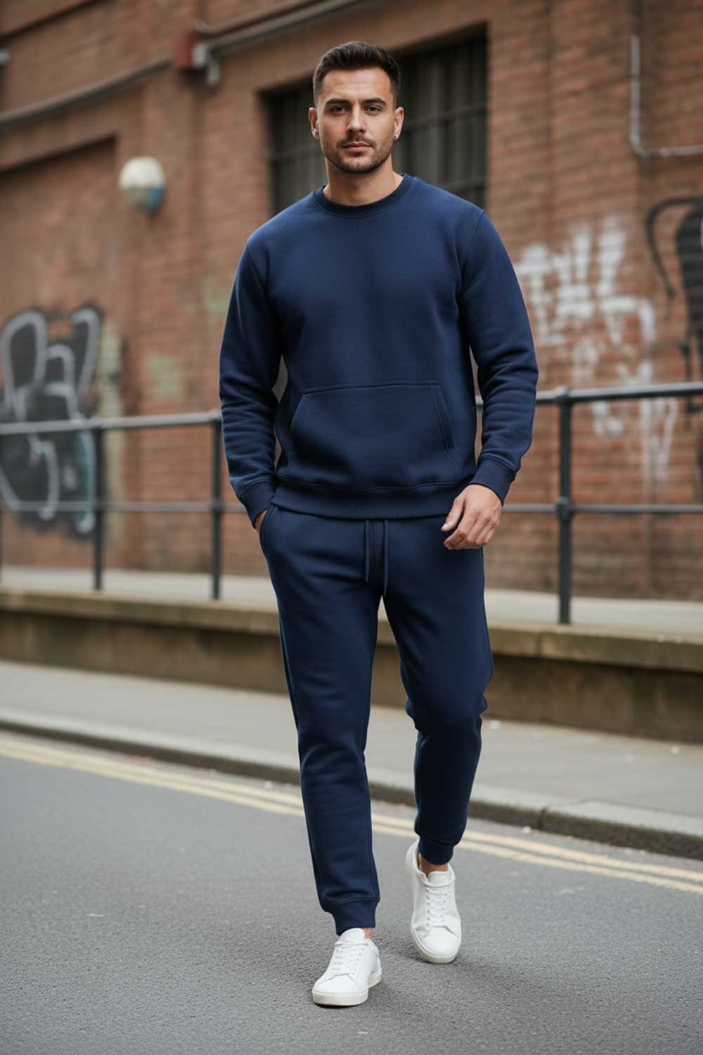 Men's Basic Fleece Twin Set