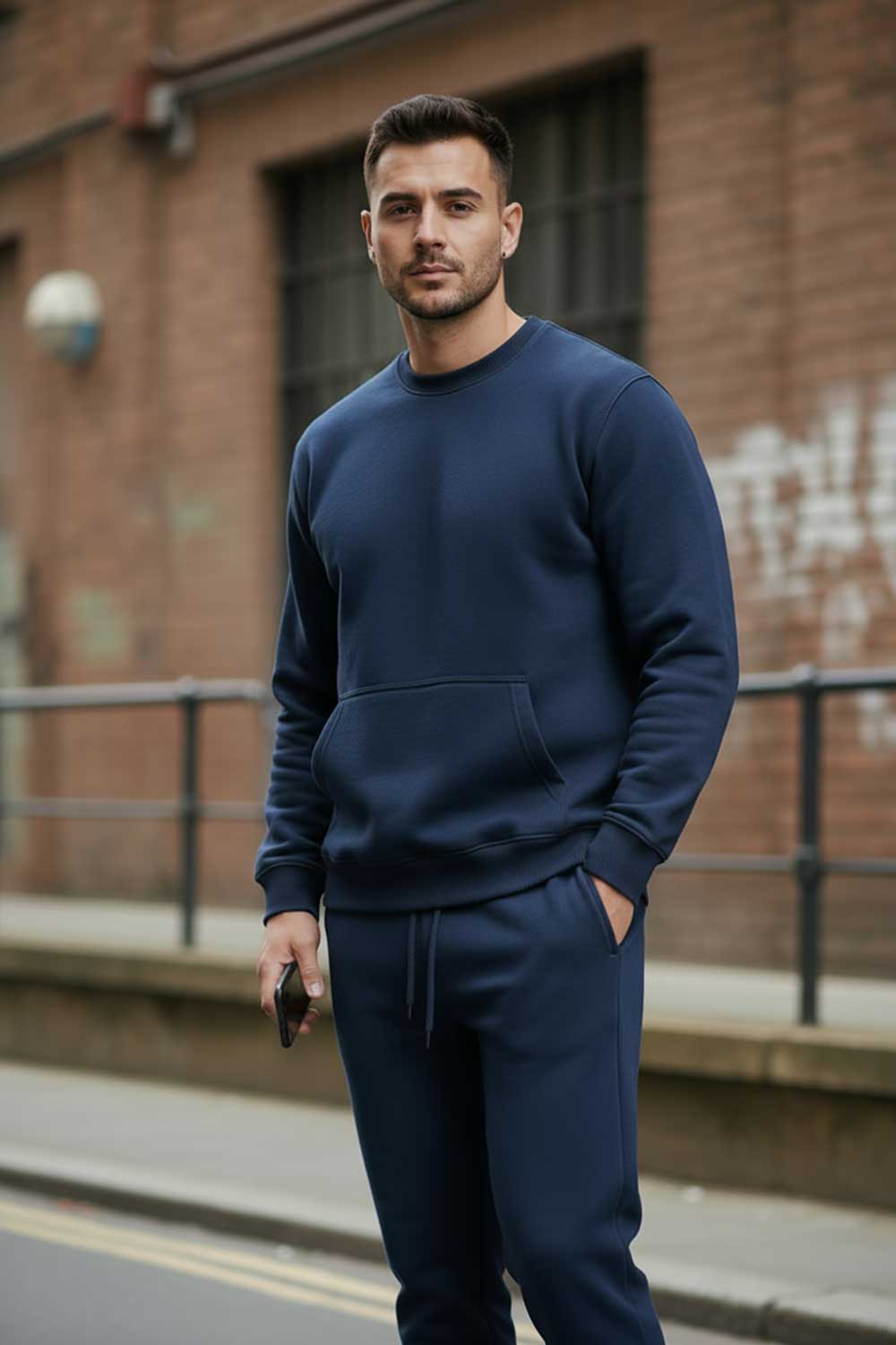 Men's Basic Fleece Twin Set