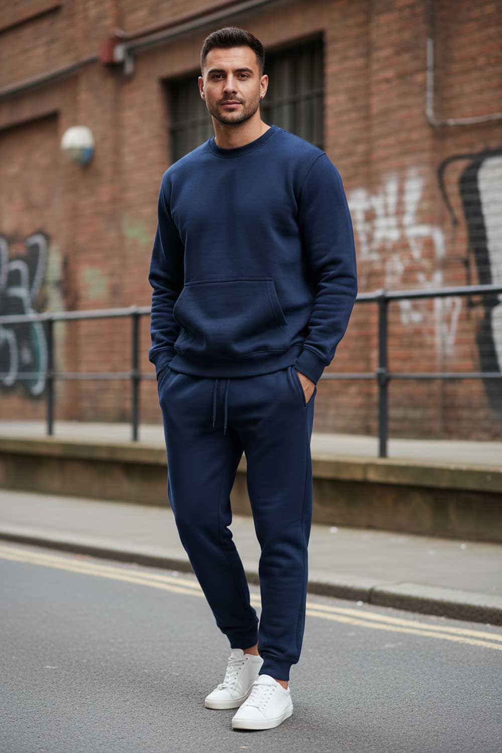 Men's Basic Fleece Twin Set