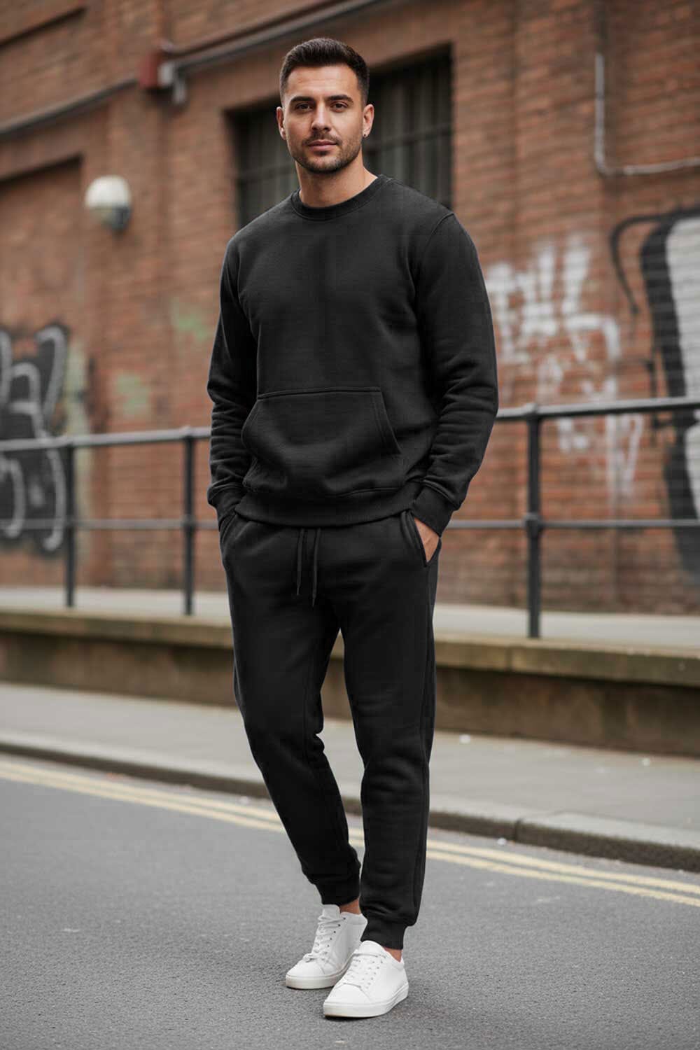 Men's Basic Fleece Twin Set