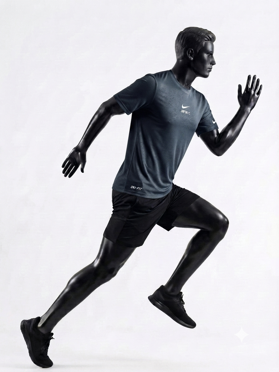 Dark slate blue Nike Dri-FIT training t-shirt charcol blue