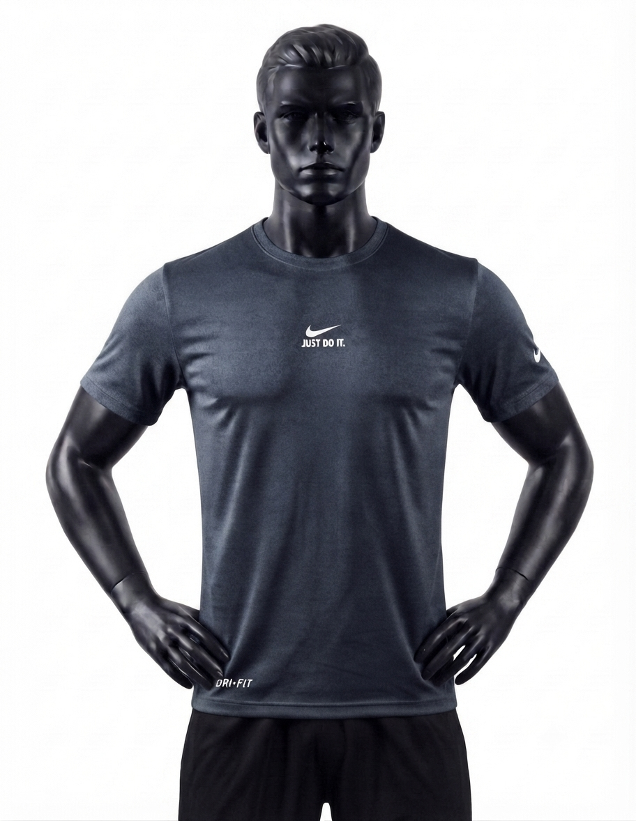 Men's Dri-FIT "Just Do It." Training T-Shirt - Charcoal Blue