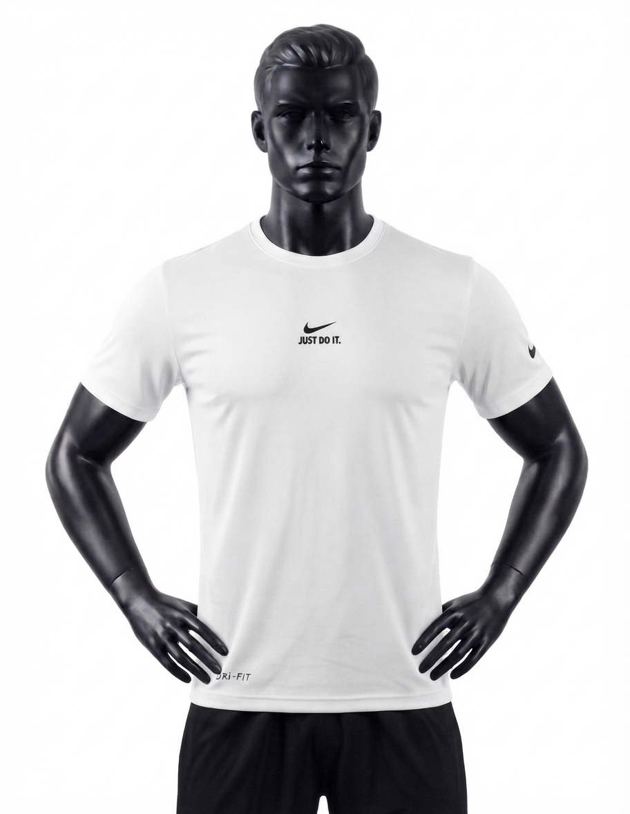 Men's Dri-FIT "Just Do It." Training T-Shirt - White/Black