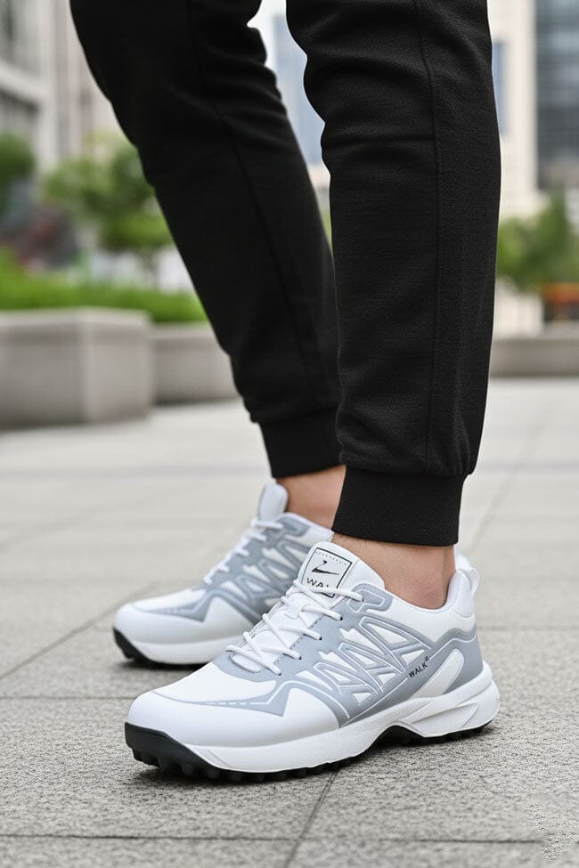 Walk Men's High Traction Lace-Up Sneakers